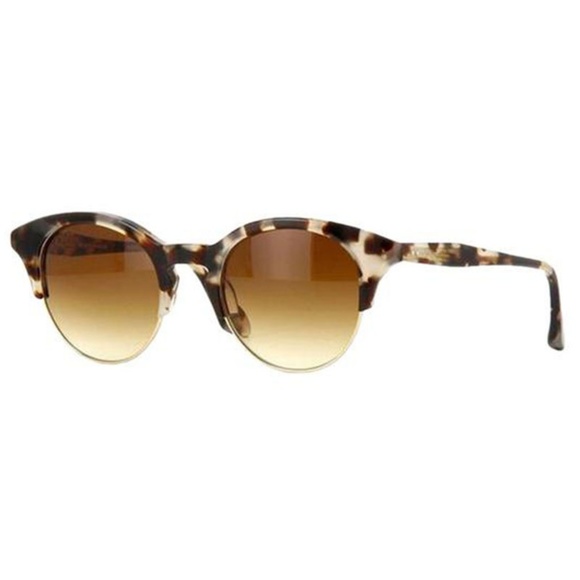 Dita Round Style Dark Brown Gradient Lens. main image 5
